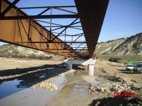 Impalcato in acciaio CORTEN particolare